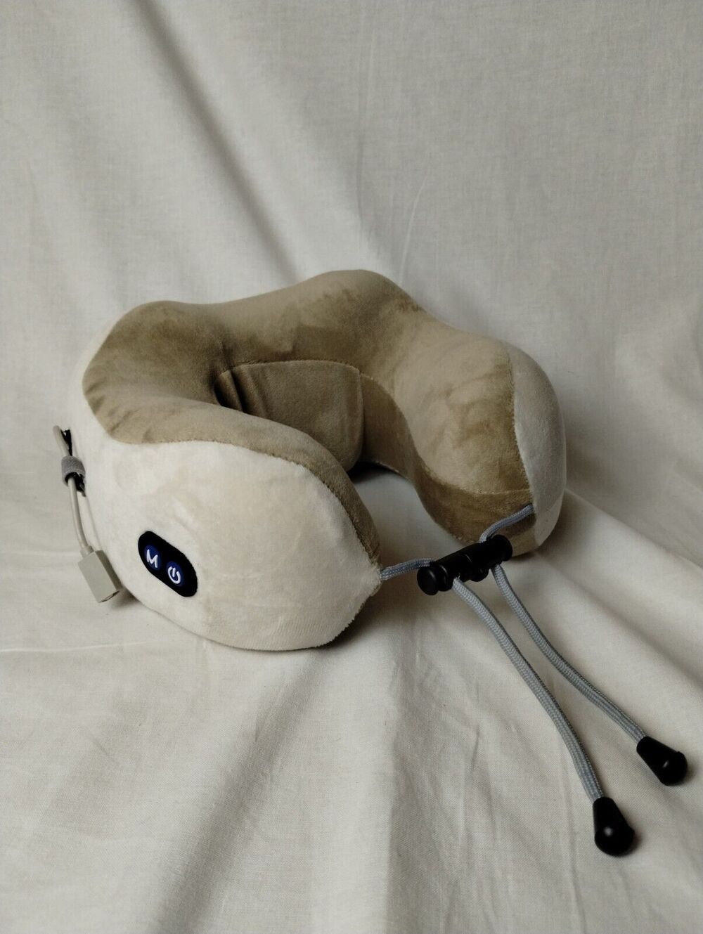 Portable Rechargeable U-Shaped Massage Pillow Car Cervical Massage Pillow, Neck